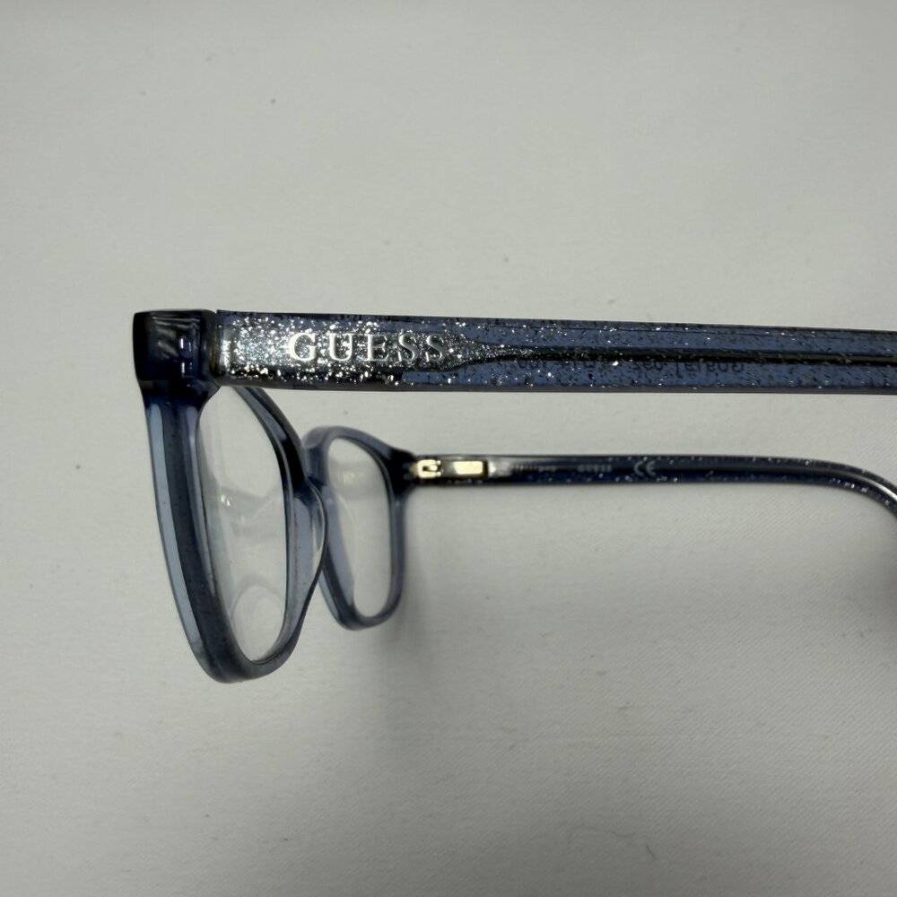 Guess Navy Glitter Eyeglasses - Frames only - Picture 4 of 7